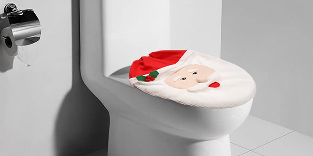 Decorazioni natalizie per... il bagno