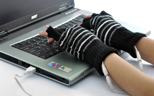 I guanti con attacco usb