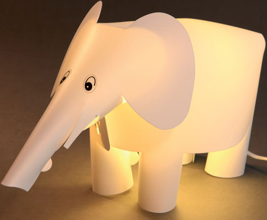 La lampada elefante da personalizzare