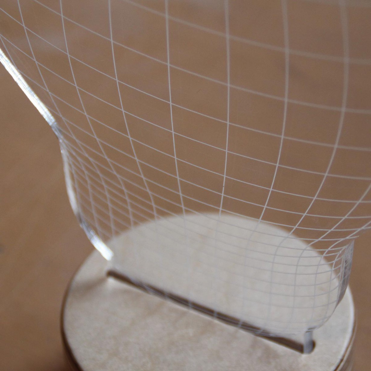 La lampada a led con effetto 3D