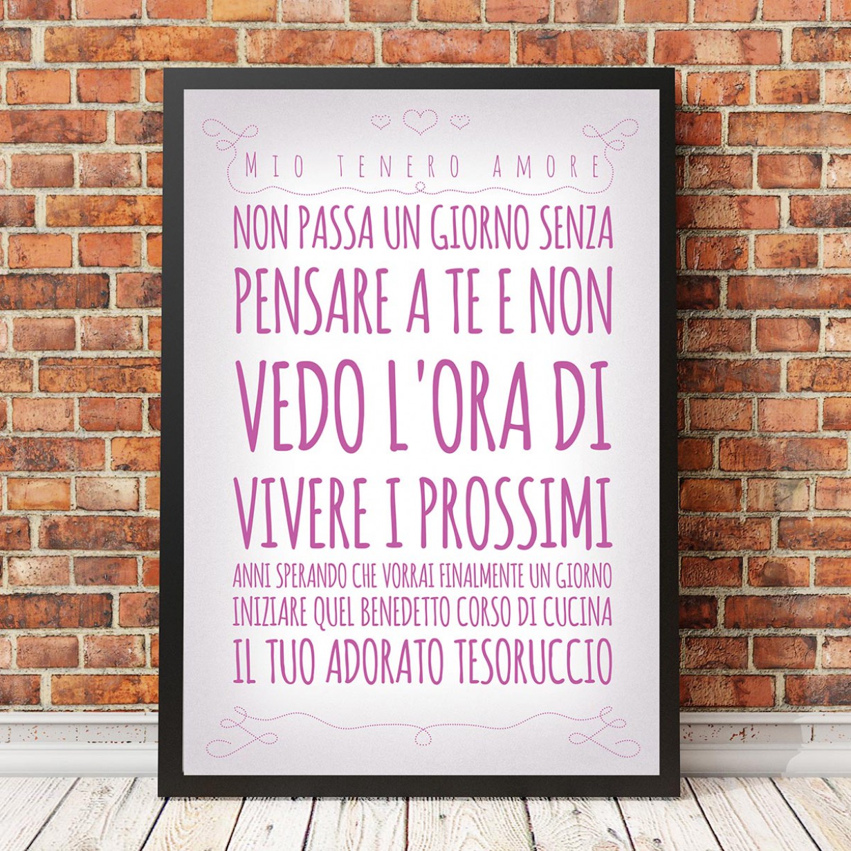 Dillo con un poster... romantico