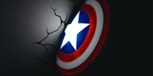 Le lampade da muro "Avengers"