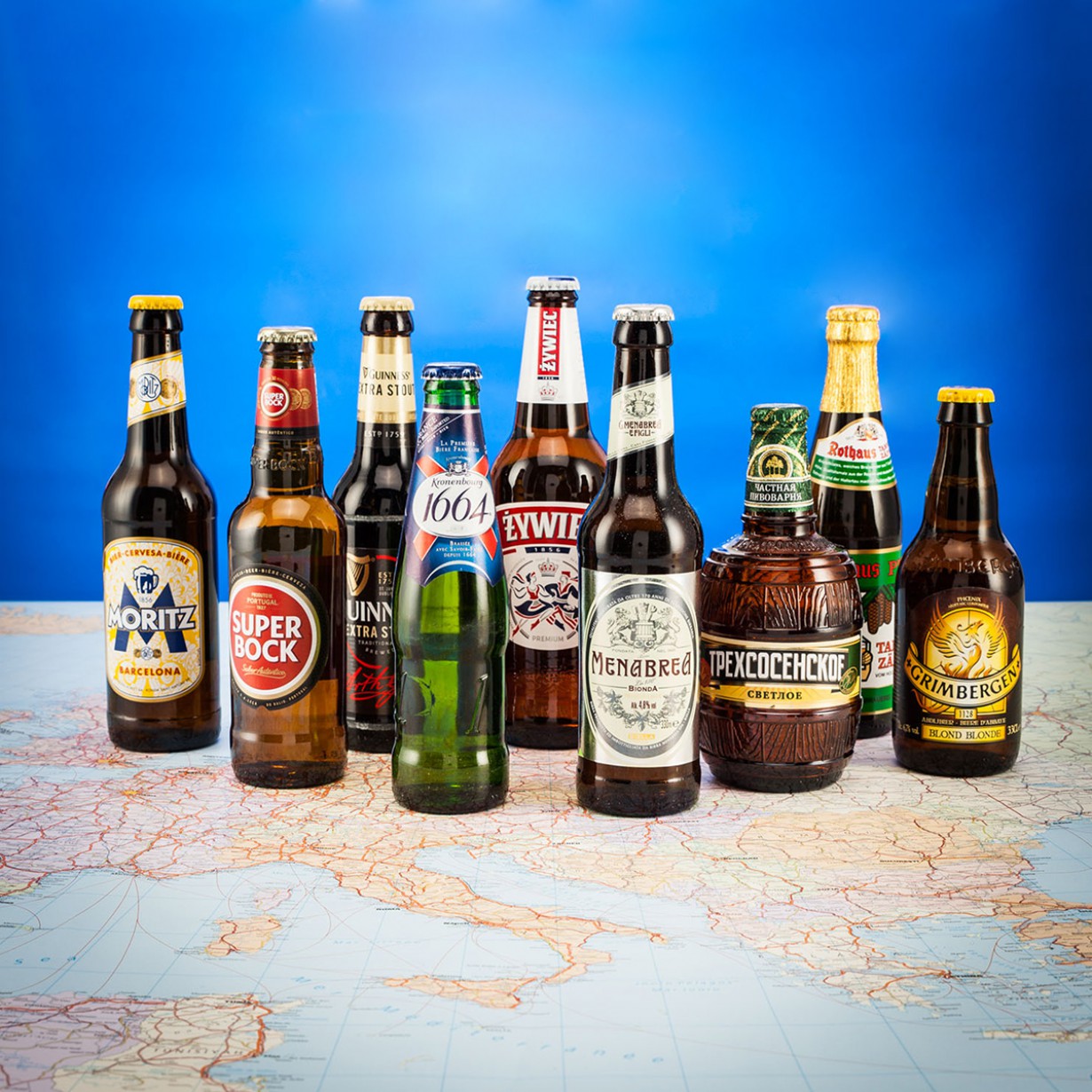 Set di birre europee