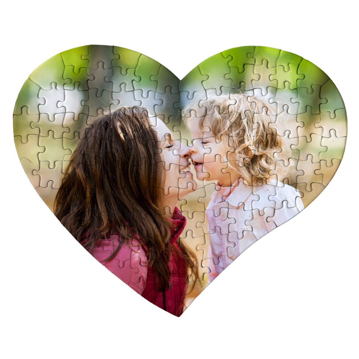 Un puzzle cuore personalizzabile