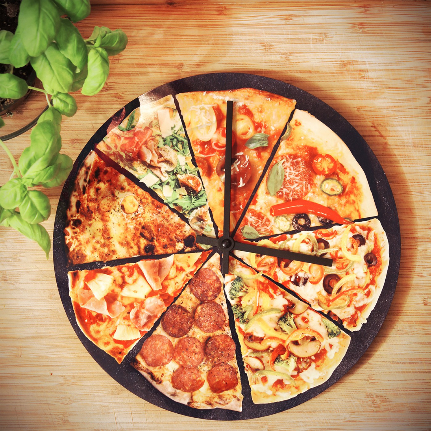L'orologio pizza