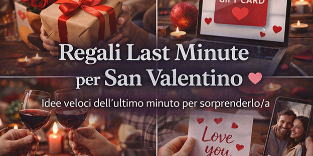 Regali last minute per San Valentino: idee rapide ma romantiche