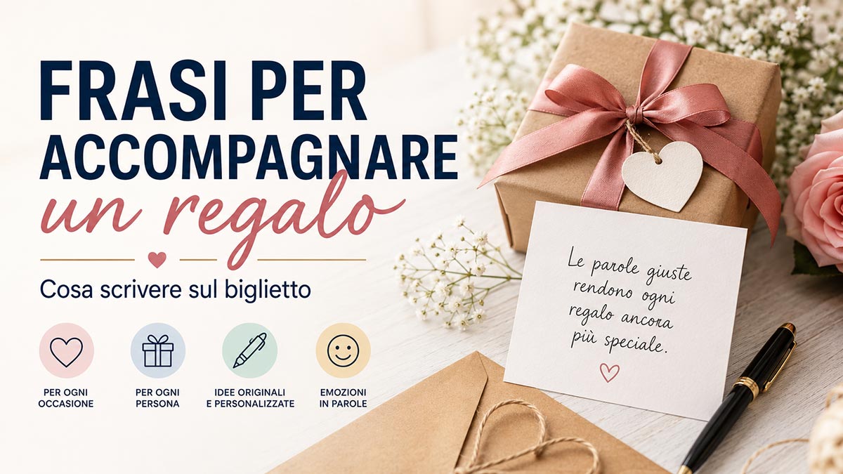 Frasi per Accompagnare un Regalo: Cosa Scrivere sul Biglietto